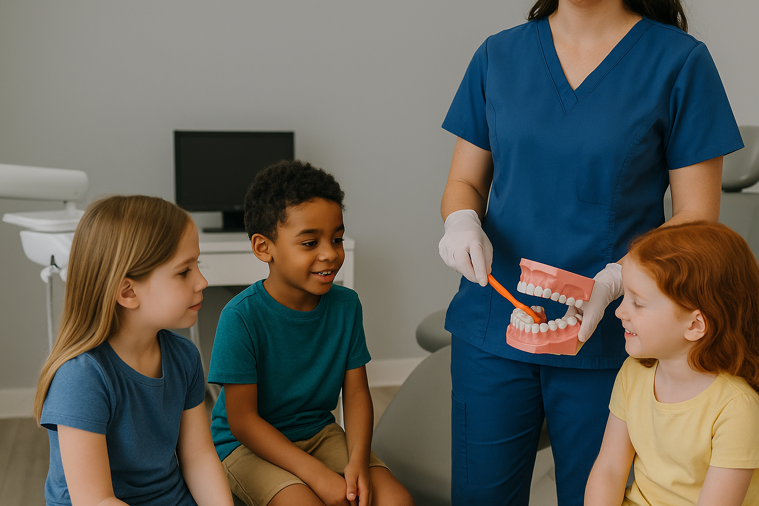 School and Camp Dental Tours at Platinum Pediatric Dentistry Teaching Long Island Kids to Brush, Floss, and Smile Bright