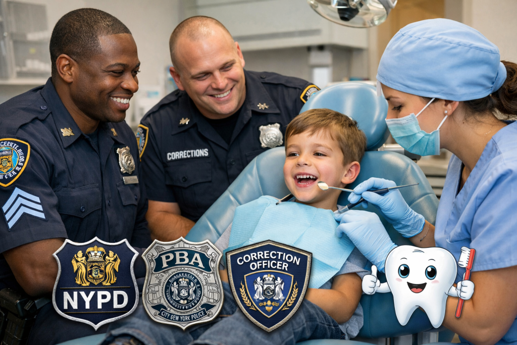 NYPD, PBA, Correction Officers Dental Plans – Zero Out of Pocket Costs at Platinum Pediatric Dentistry